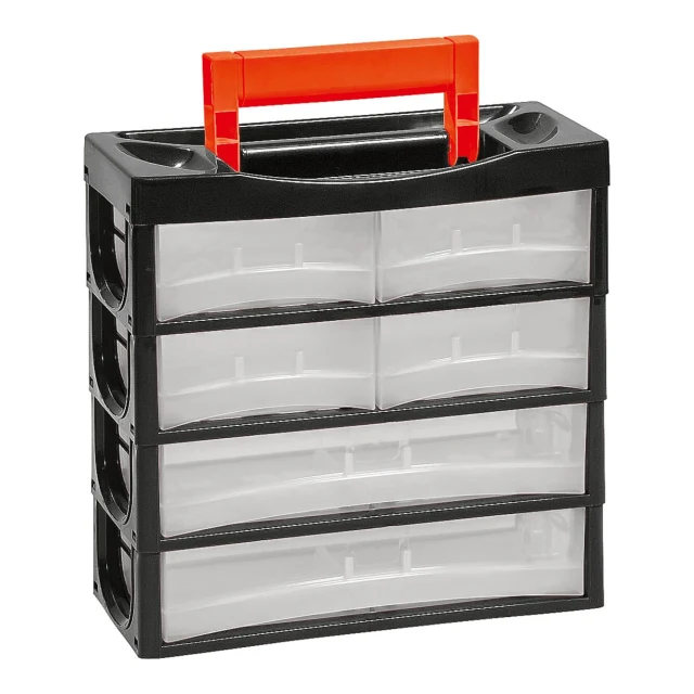 Klemmbaustein - Organizer - Teilemagazin P6 - leer