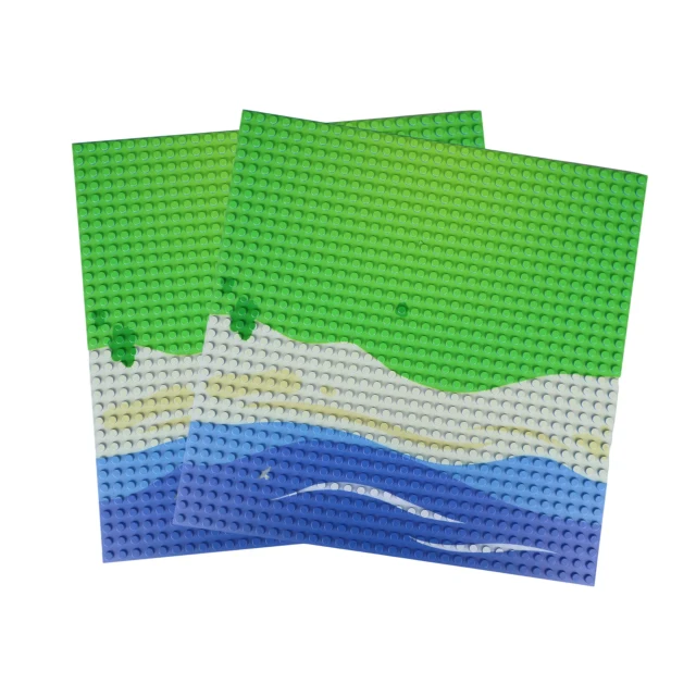 OPEN BRICKS® Bauplatte 32x32 straight beach [Duo Pack]