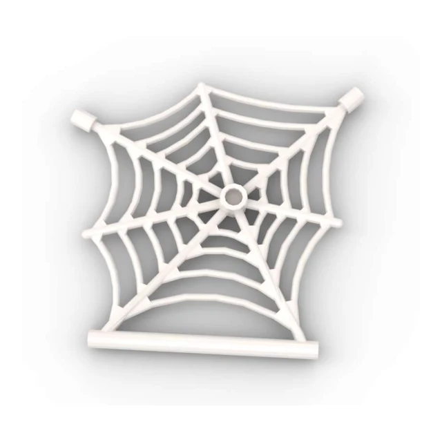 10 Stk Klemmbaustein Spidernet - Spinnennetz 90981 - weiß