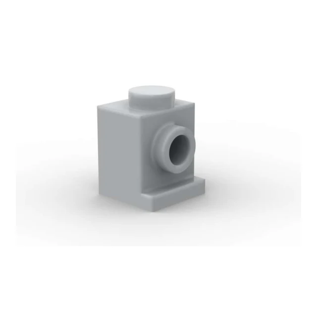 100 Stk Brick, Modified Lighthead Brick, 1x1 - light bluish grey - 4070