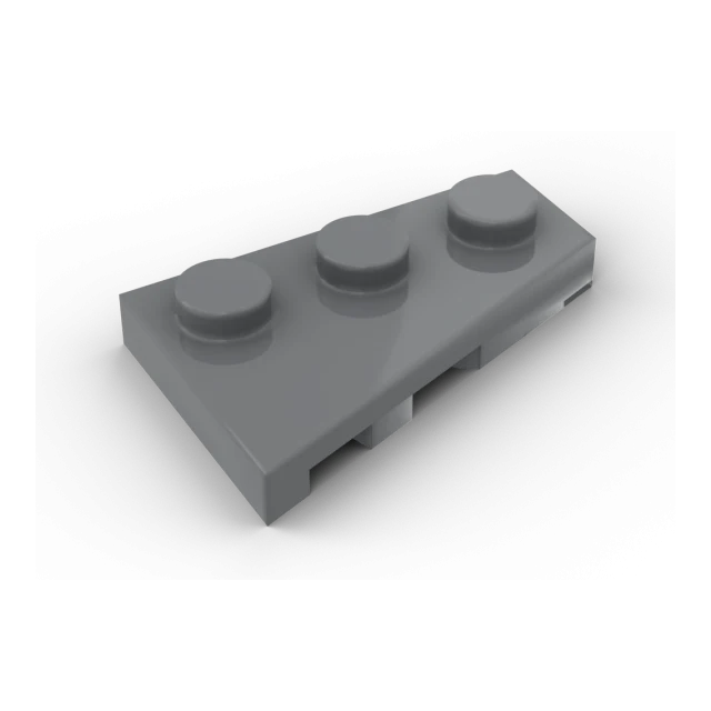 Wedge, Plate 3 x 2 Right - dark bluish grey - 43722