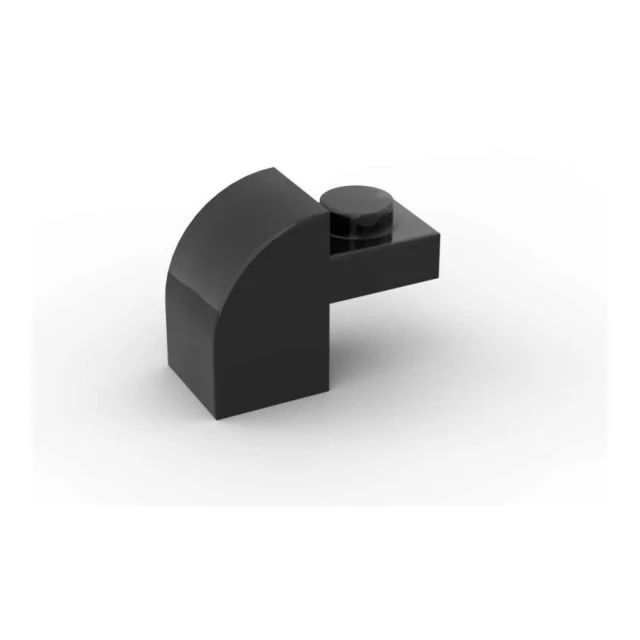 Brick with Arch 1X1X1 1/3 X 100 - BrickBag 100 Stk - black