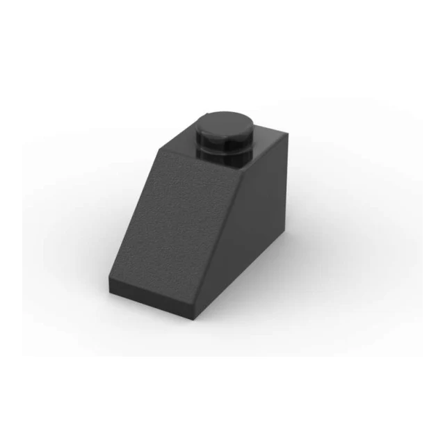 Slope 45 - 2x1 - BrickBag mit 100 Stk - black