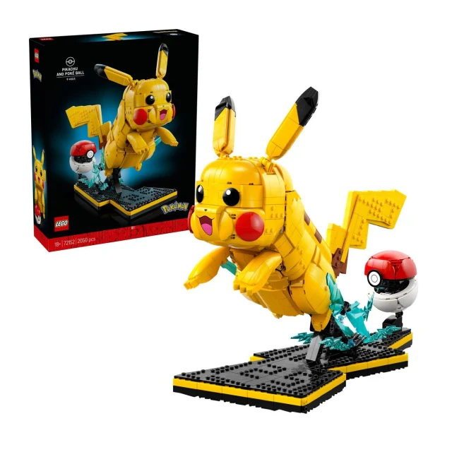LEGO Pikachu and Poke Ball