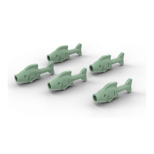 5er Pack Fische - Teilenummer 64648 - sandgreen