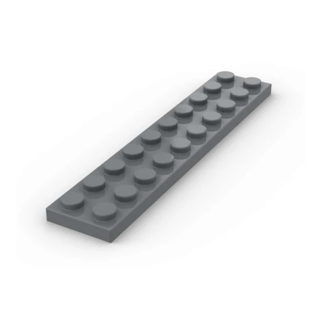 Plate 2x10 - dark bluish grey - 3832