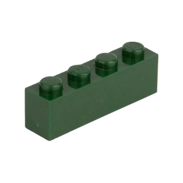 Q-Bricks Normalbaustein Brick 1x4 - Farbauswahl - 50 Stk