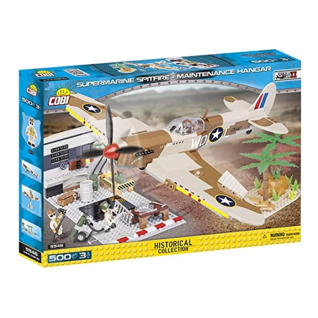 Cobi 5546 - Supermarine Spitfire Mk.IX - Maintenance Hangar