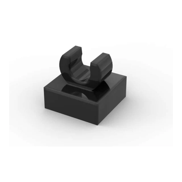 Tile modified 1x1 mit Grip - BrickBag 200 Stk - black