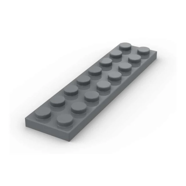 Plate 2x8 - dark bluish grey - 3034