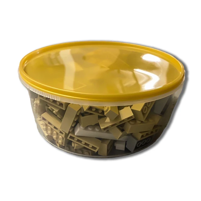 Kiloware - Klemmbausteine NEU - 500g in der Rundbox