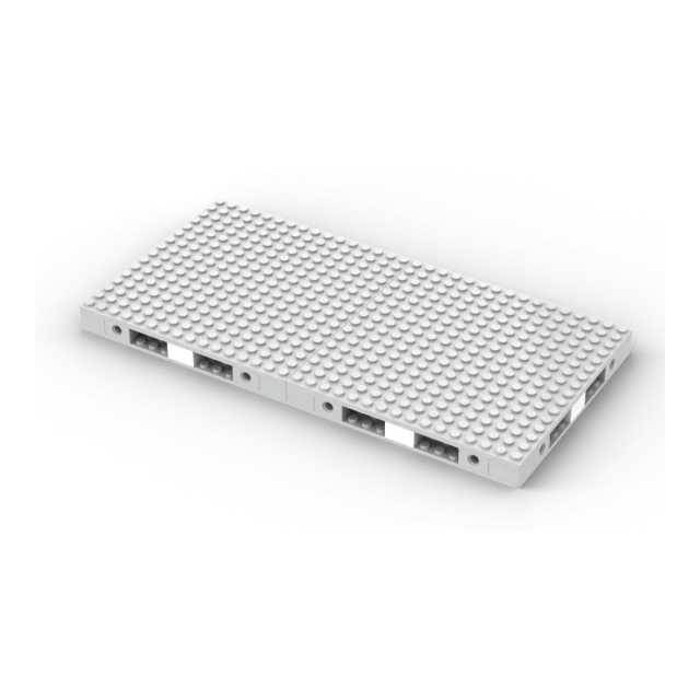 MILS Plate MODUL 1/2 16x32 ECO light bluish grey