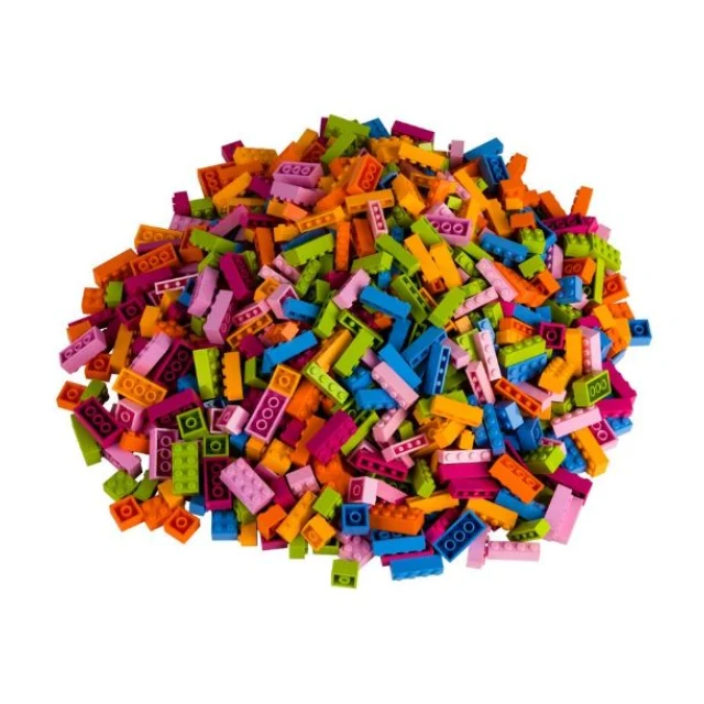Q-bricks Kindergarten Bausteine Blütenmischung - Beutel 2.000 Stk
