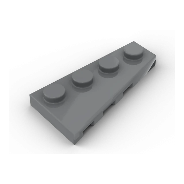 Wedge, Plate 4 x 2 Right - dark bluish grey - 41769
