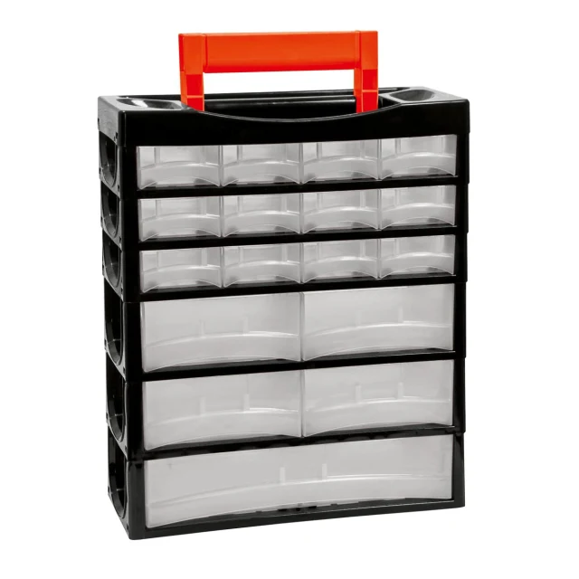Klemmbaustein - Organizer - Teilemagazin P17 - leer