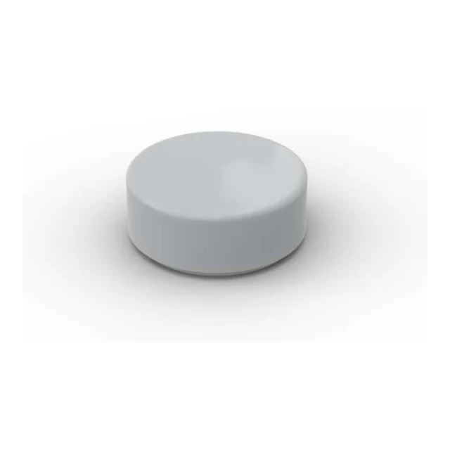 Tile 1 x 1 Round - BrickBag 200 Stk- light bluish grey