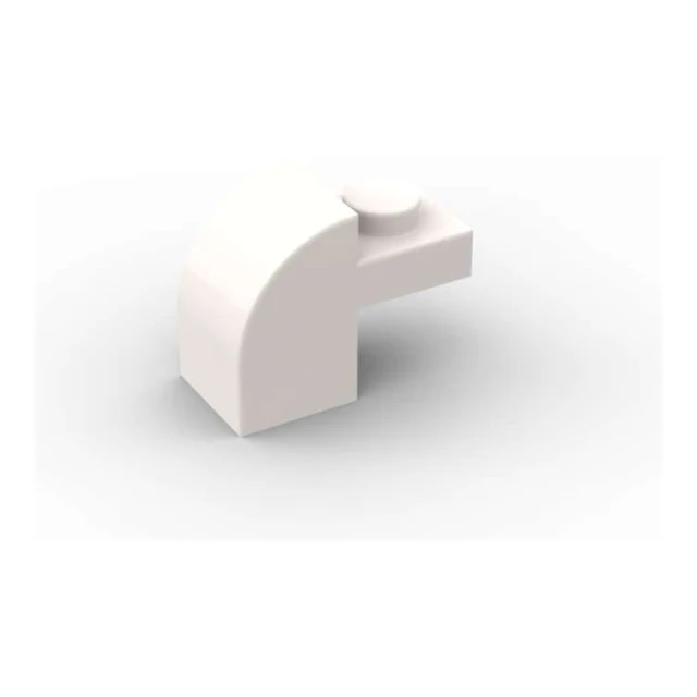 Brick with Arch 1X1X1 1/3 X 100 - BrickBag 100 Stk - white