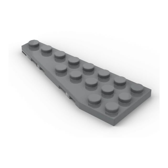 Wedge, Plate 8 x 3 Pentagonal Left - dark bluish grey - 50305