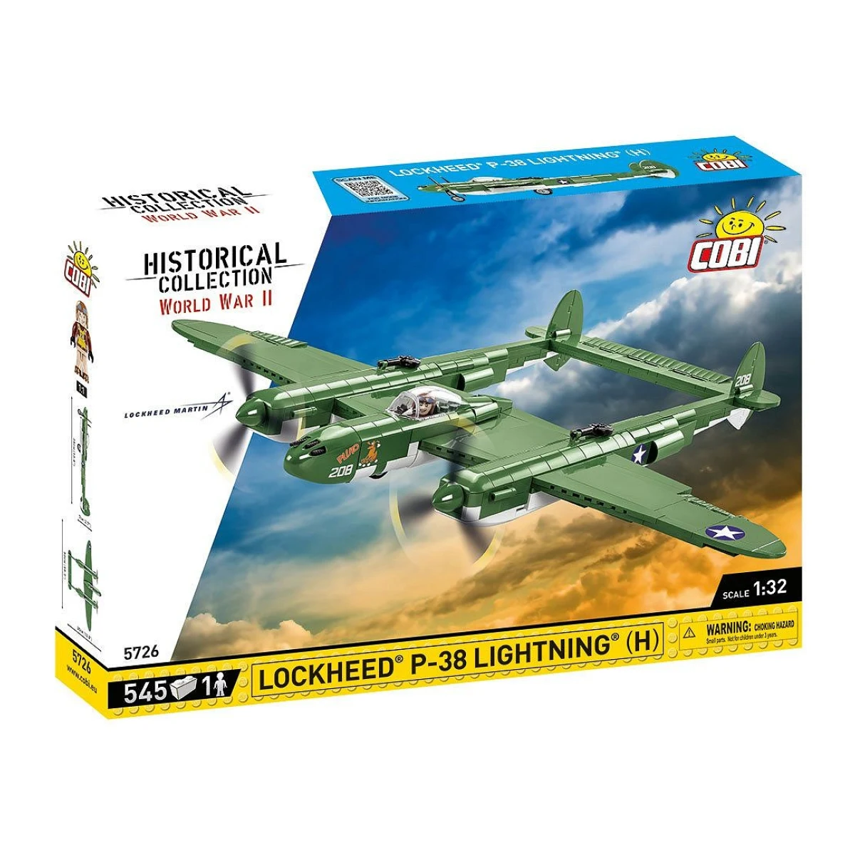 Lockheed P-38 H Lightning – offizielle COBI-Verpackung