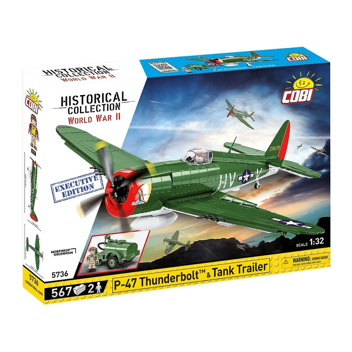 P-47 Thunderbolt & Tank Trailer - Executive Edition – offizielle COBI-Verpackung