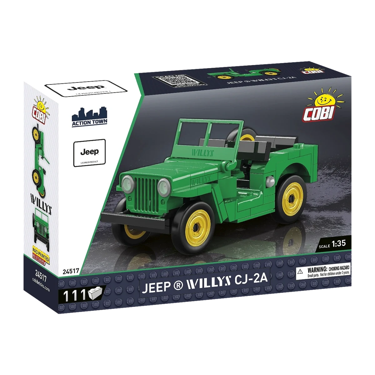 Jeep Willys CJ-2A – offizielle COBI-Verpackung