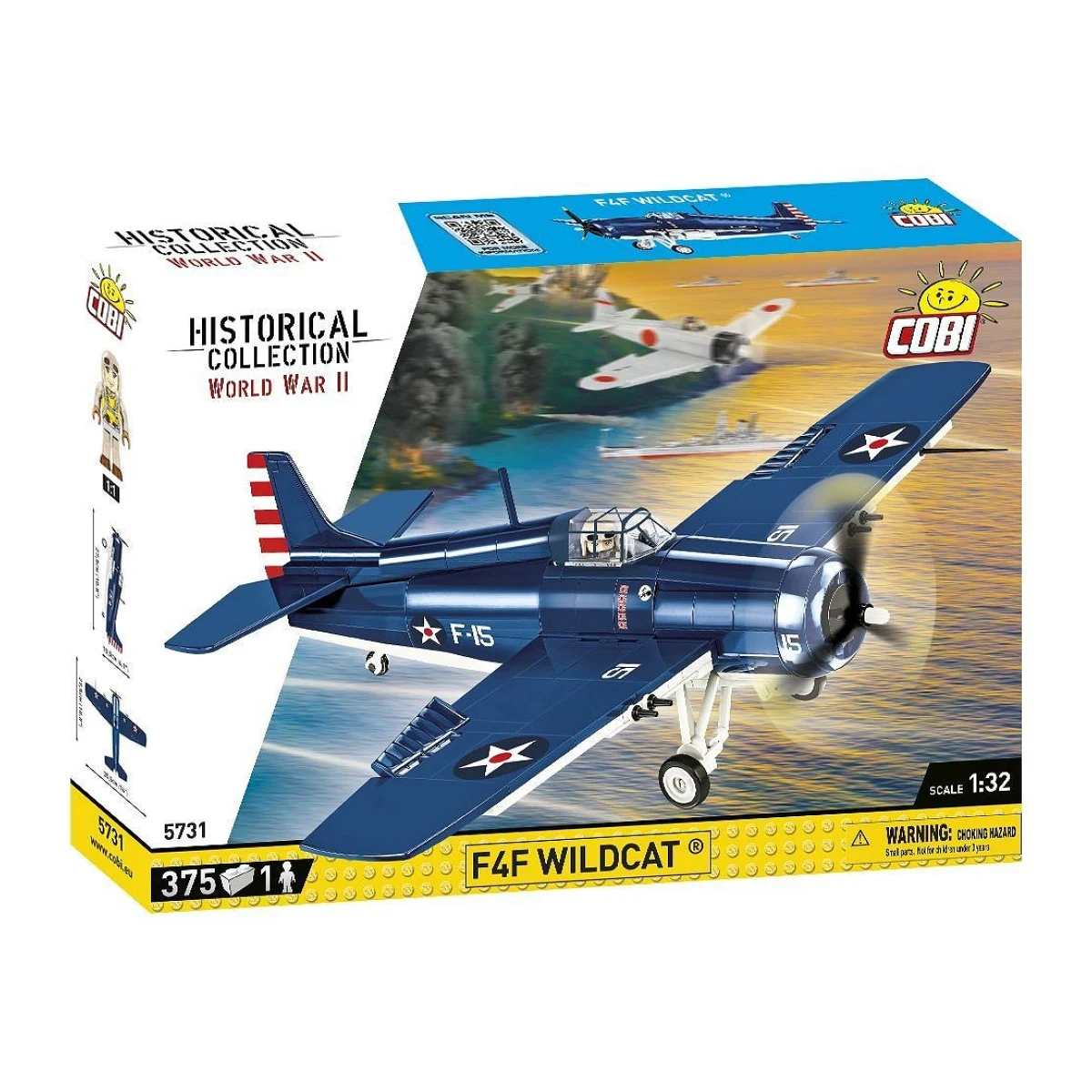 F4F Wildcat - Northrop Grumman – offizielle COBI-Verpackung